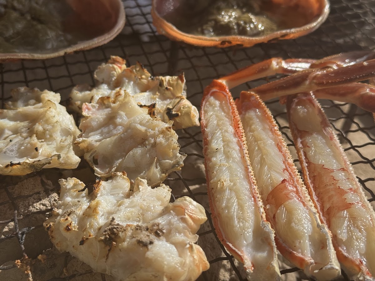 松葉がに炭火焼