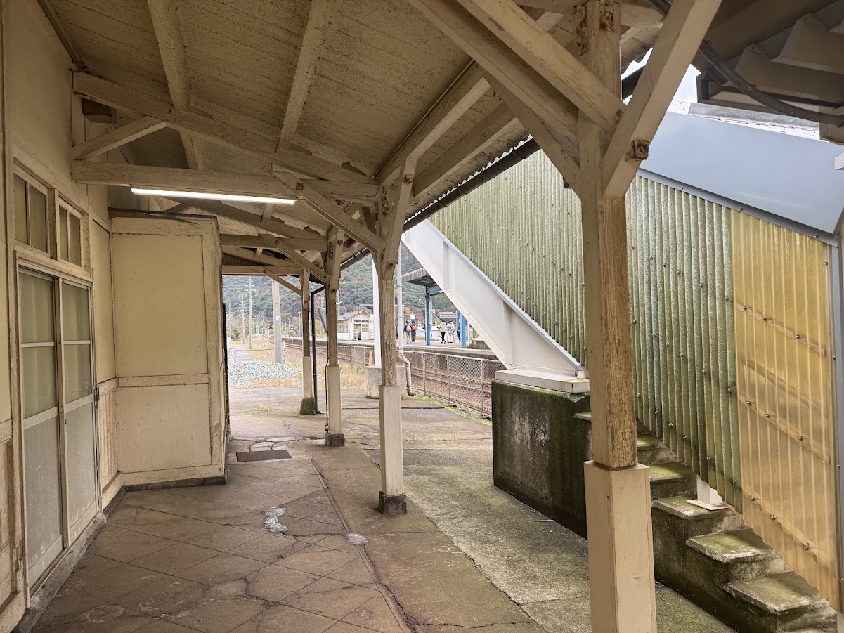 8時台の列車で帰るお客様