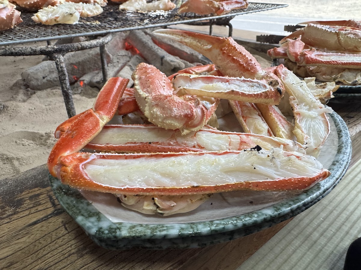 炭火焼きがに