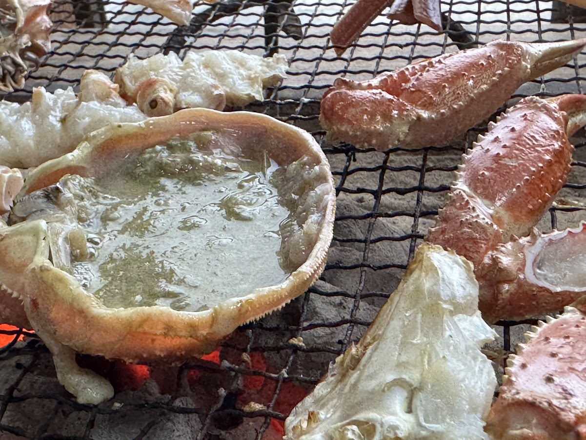 甲羅みそ炭火焼