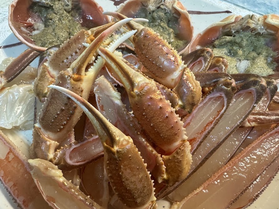 松葉ガニ（炭火焼きガニ＆甲羅みそ焼用）