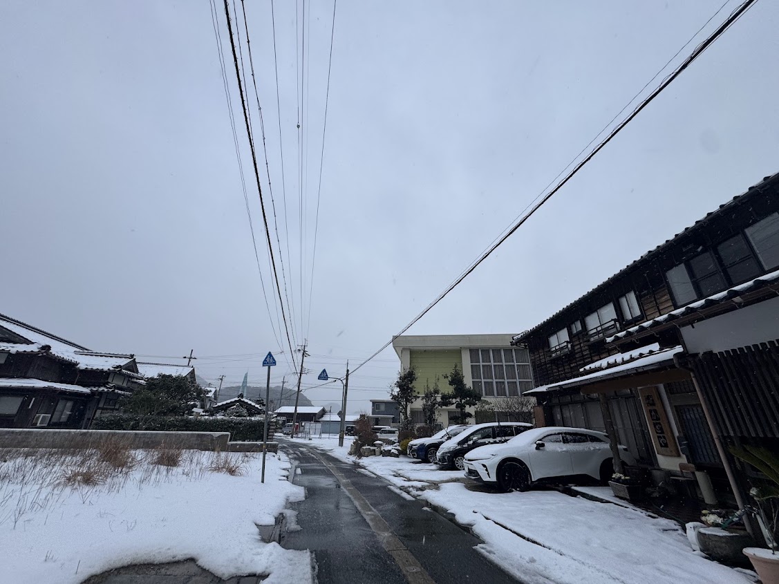 令和8年1月12日朝の雪模様