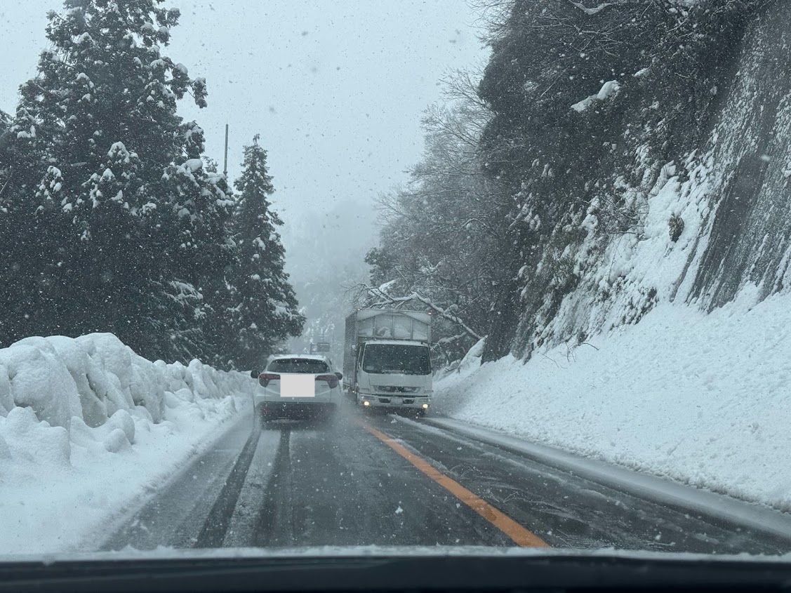 178号線土生トンネル豊岡。竹野側手前