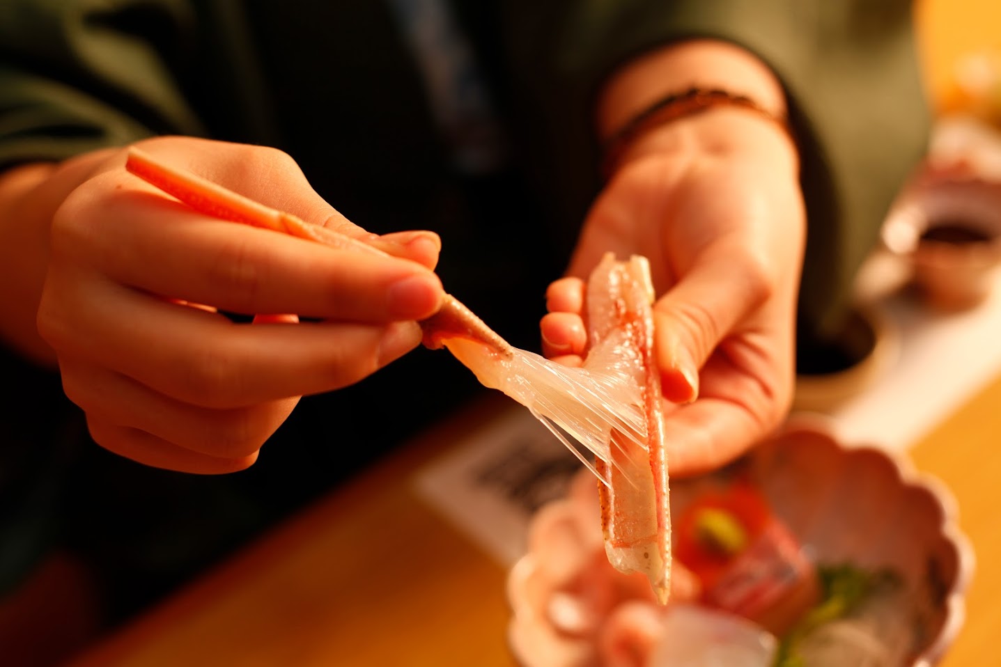 しゃぶしゃぶはお客様がその場でご用意