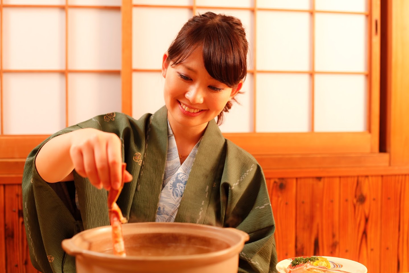 カニのしゃぶしゃぶ