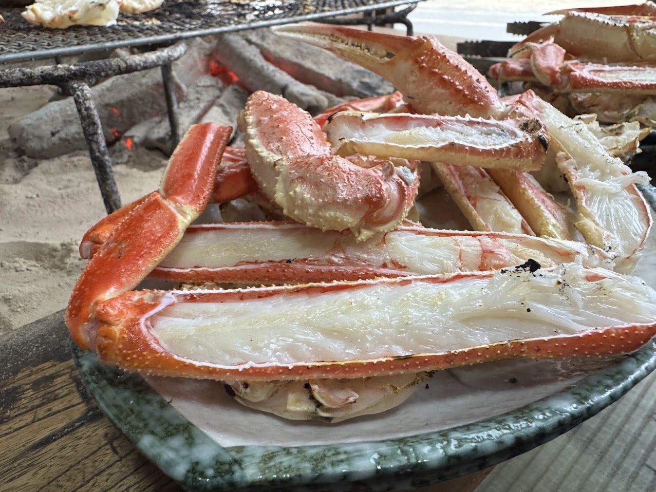 炭火焼きガニ
