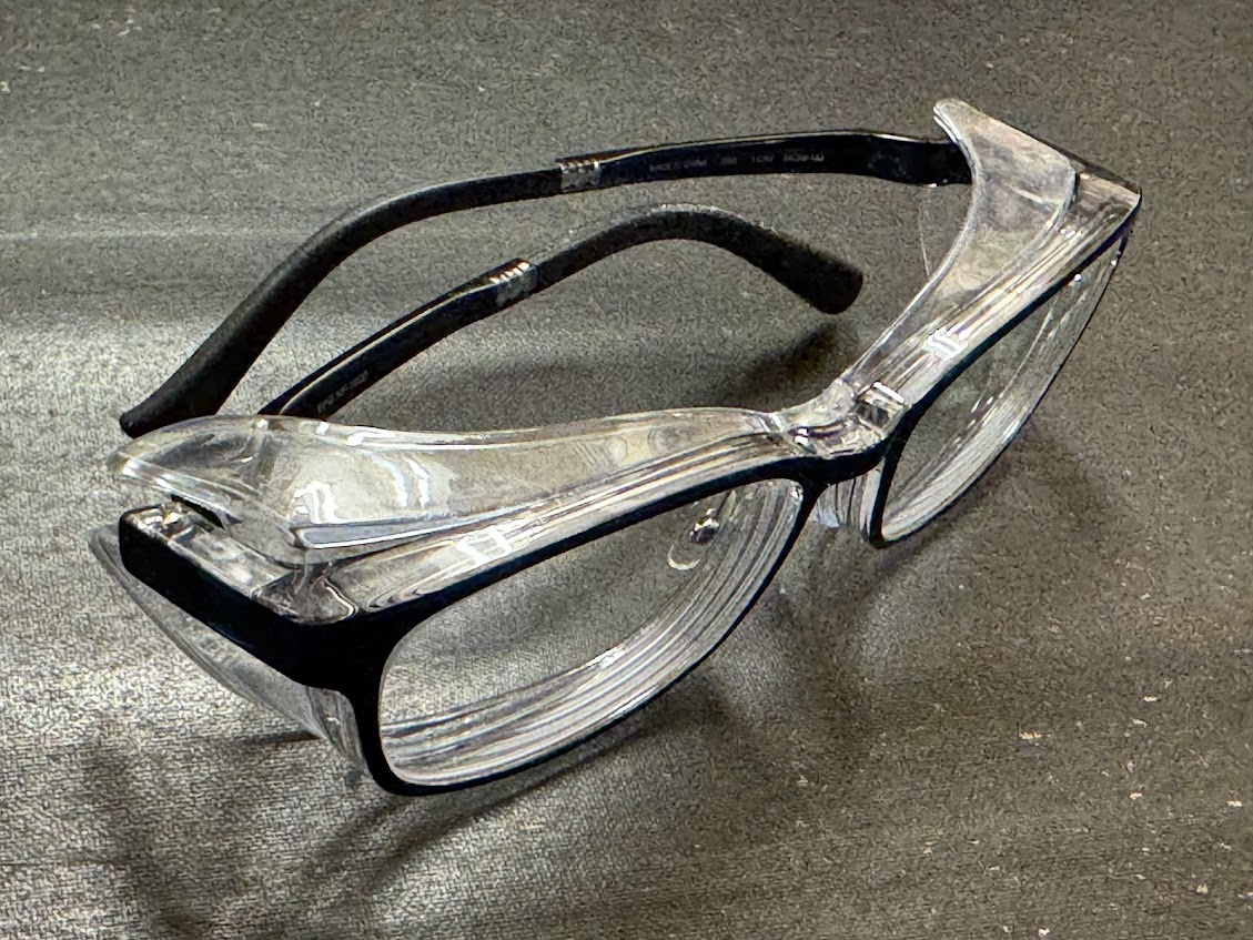 花粉対策用度付メガネ