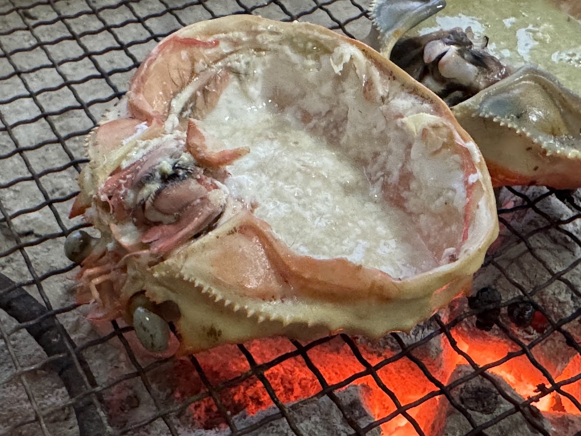 香住がにの甲羅みそ焼
