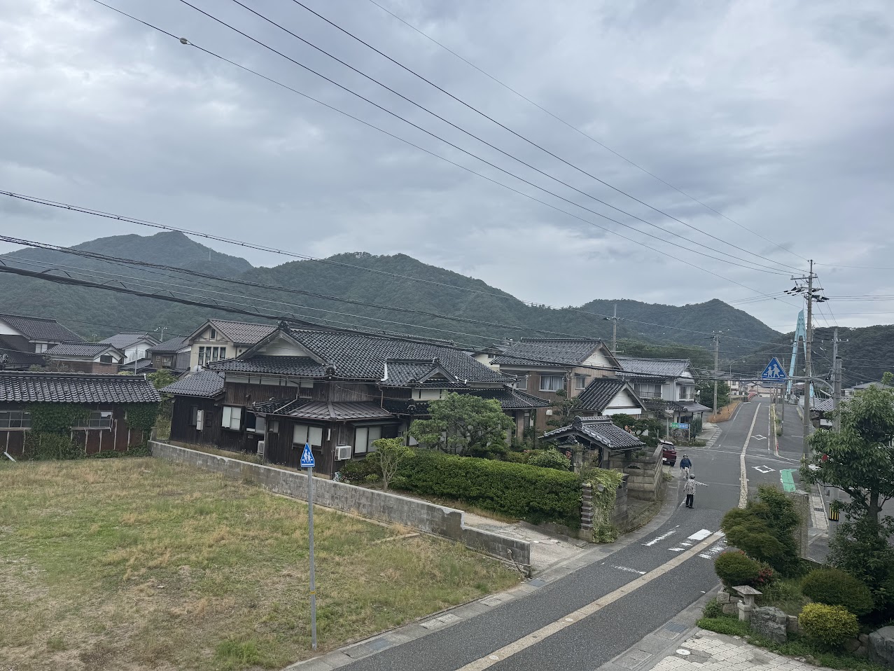 6月7日お昼頃、かどや2階より。