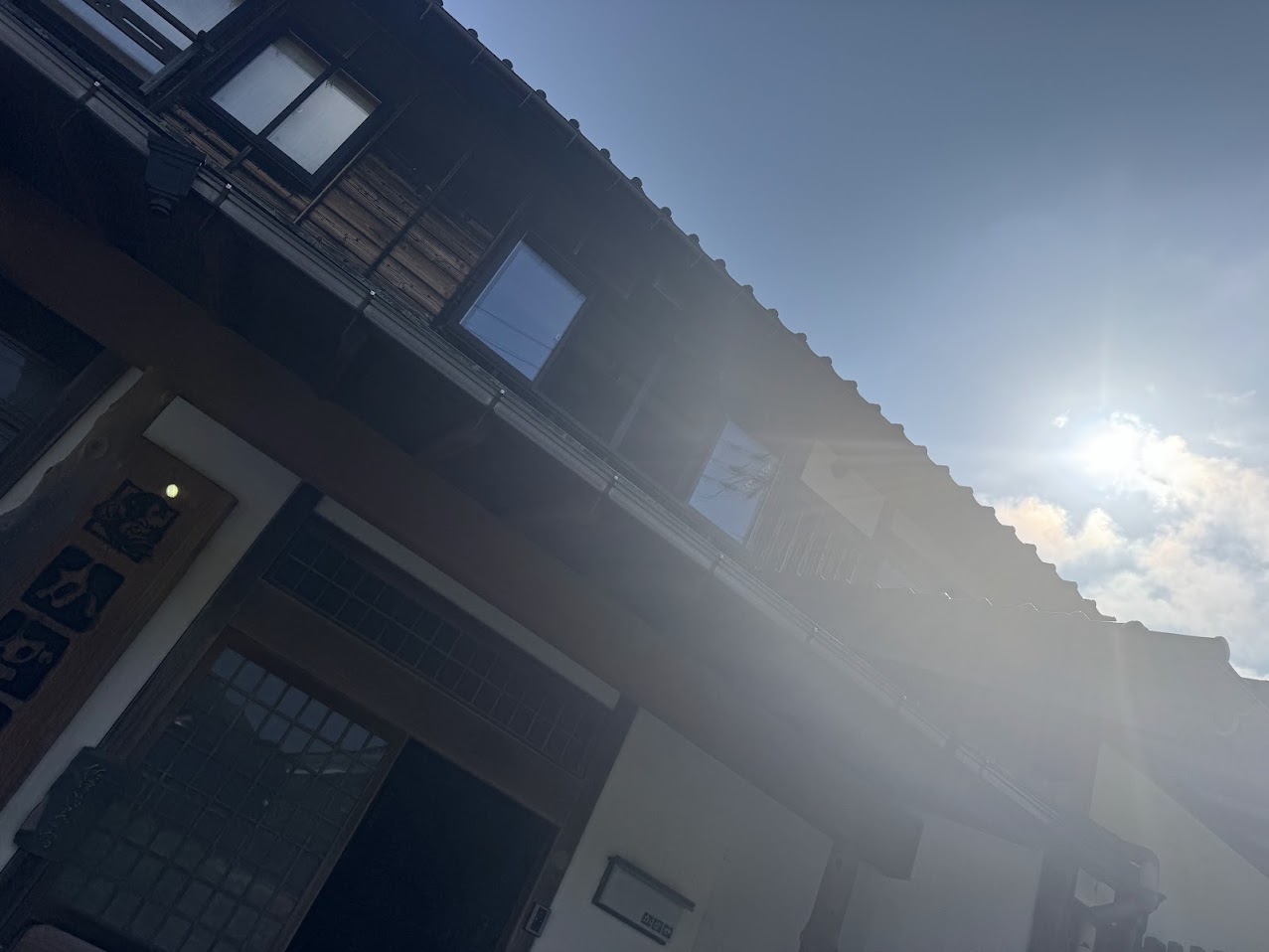 7月夏の日差し