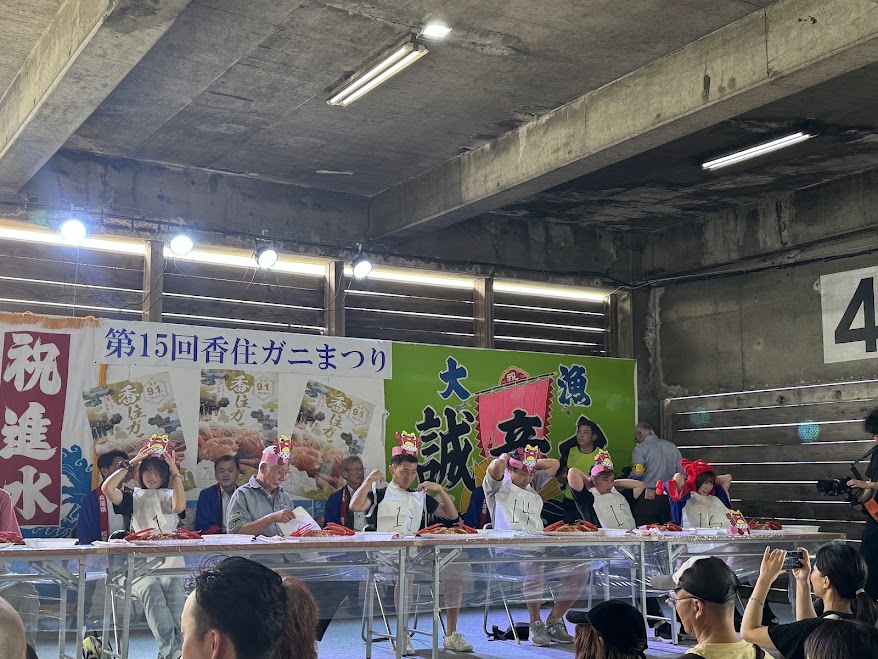 昨年、第15回香住ガニまつりの様子