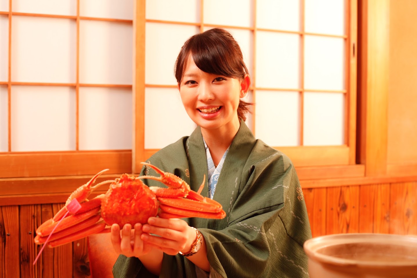 茹でがに