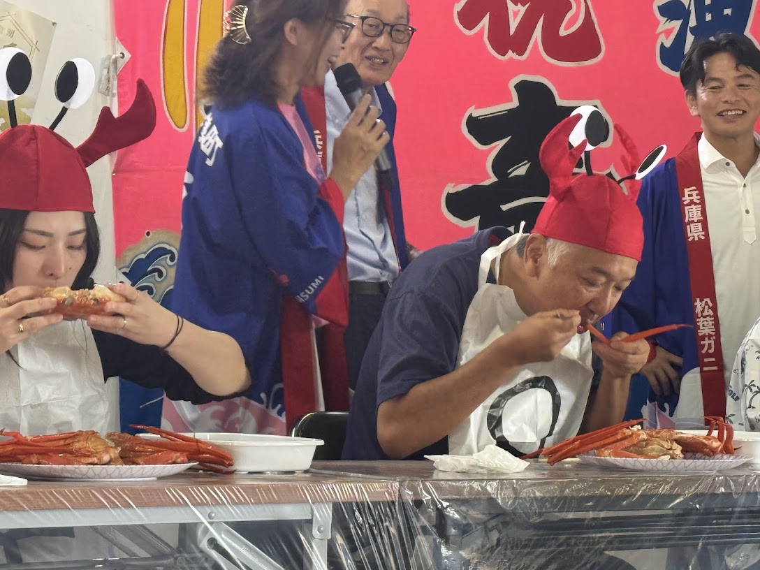 香住ガニまつり、大盛況でした!